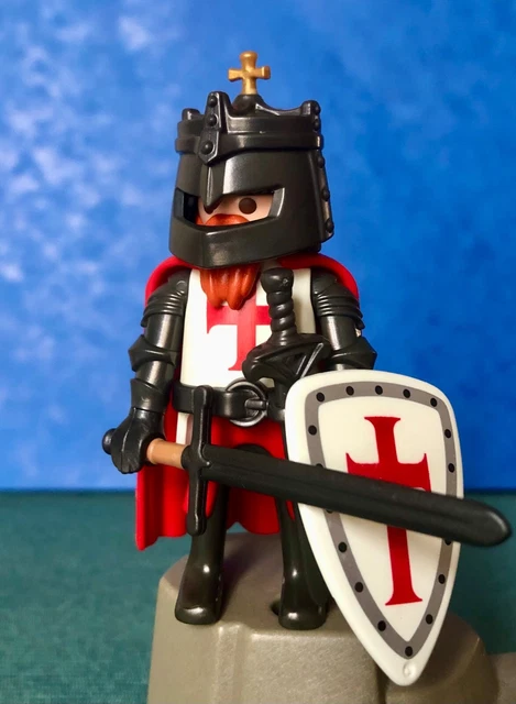 PLAYMOBIL KNIGHT CRUSADER Crusader 4534 Monk Castle Custom Vg £19.88 ...