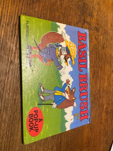 Basil Brush A Pop-Up Book hardcover (Purnell) 1974