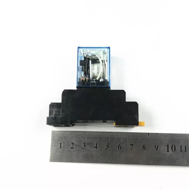 110/120V AC, 220/230V AC Power Relay Coil DPDT LY2NJ 8 Pin With Socket Base