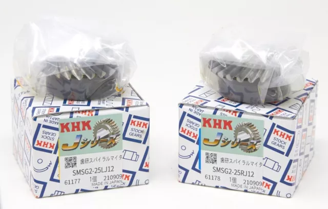 BRAND NEW KHK Ground Tooth Spiral Miter Gear SMSG2 LEFT OR RIGHT TWIST