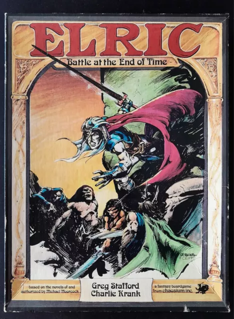 Elric Battle At The End Of Time Boardgame - Chaosium 1003-X - 1981 - Complete