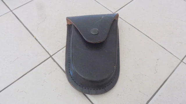 Unbranded Black Leather Police/Security Duty Belt Handcuff Case / Holster