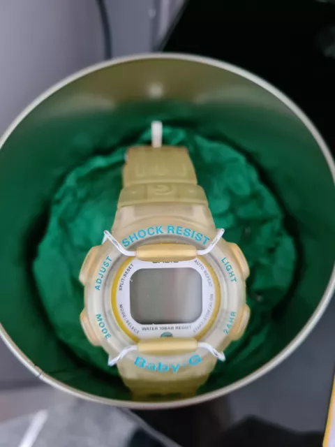 Casio G Shock Baby G Bg210 Yellow Original Retro Watch Original Tin Box  Rare 90S £119.99 - Picclick Uk