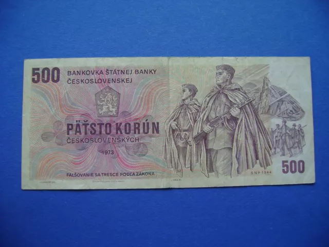 Czechoslovakia 500 Korun 1973