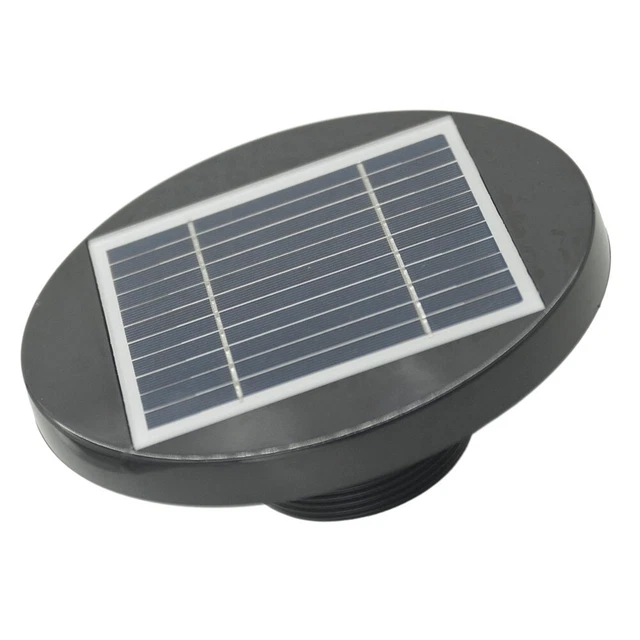 Ventilateur De Toit Solaire 12V Pour Camping-car Et Remorque - Moteur Silencieux, Ventilation Continue, Détection Lumière Automatique