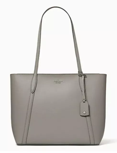 Kate Spade Large Grey Cara Tote Shoulder Bag