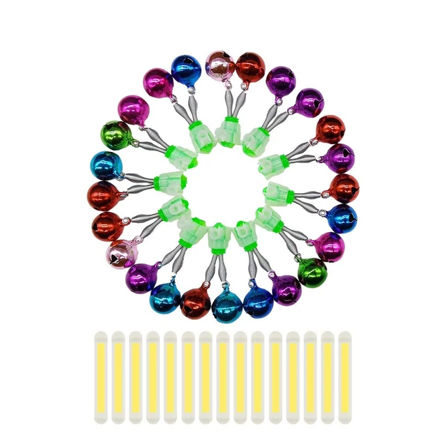 Fishing Alarm 12Pcs High Decibel Copper Bells Bite Ring Sound Alert Indicator