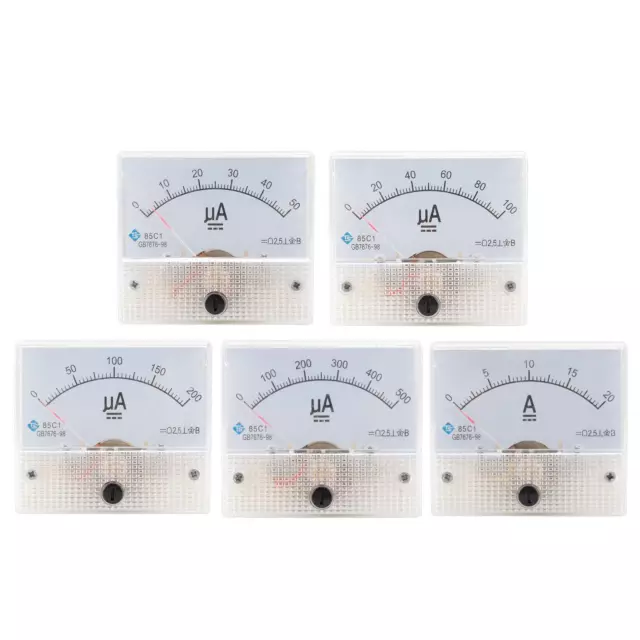 DC 20A Analogique Groupe AMP Microamp Actuelle Indicateur Ampèremètre Jauge