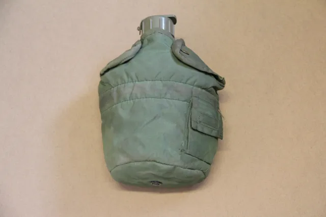 US Army Alice 1 QT Feldflasche mit Tasche oliv grün Water Canteen 1 QT