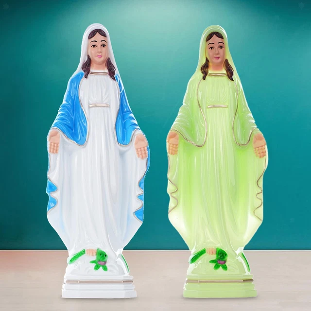 Statua Vergine Maria Acrilico 30cm - Decorazione Giardino Stile Bohémien - Foto 12