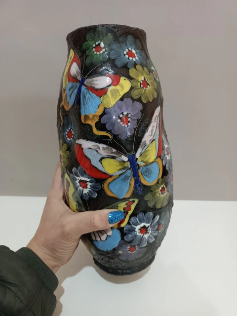 Vaso Farfalle Ceramica