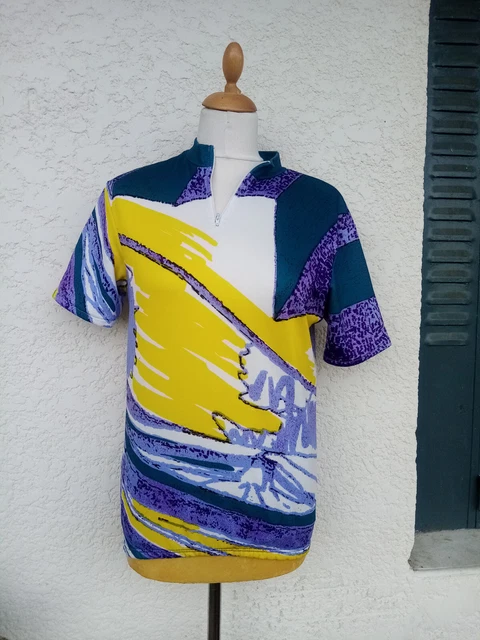 Maillot Cycliste Super Marché U Vintage Velo Jersey Oldschool France - 7
