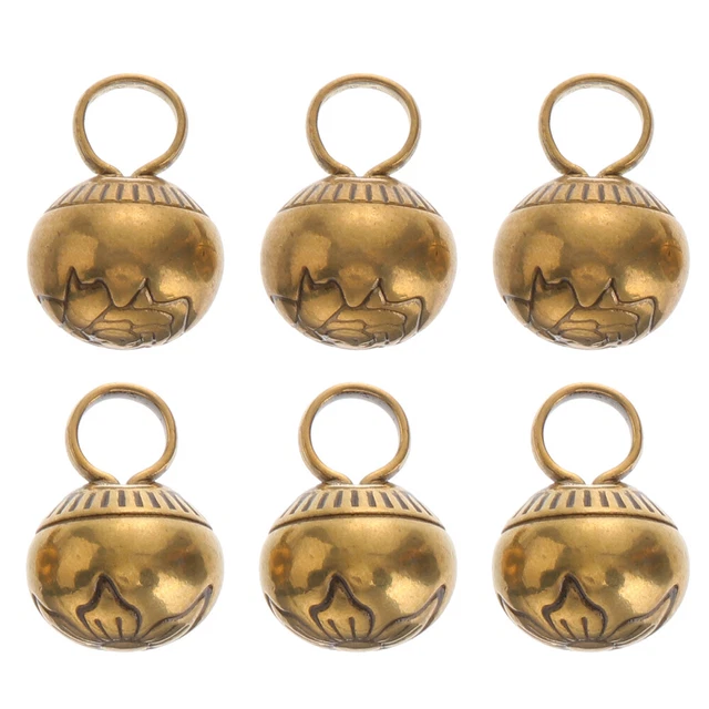 6 Pcs Cheongsam-Knöpfe Kleine Glockenanhänger Schmuck Armbänder Fest