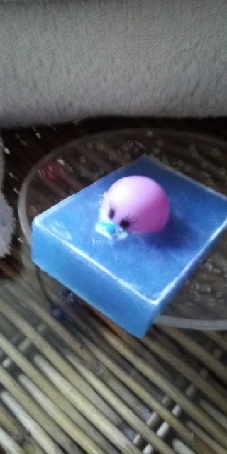 Jabón de glicerina ""Pulpo"" de juguete para niños.