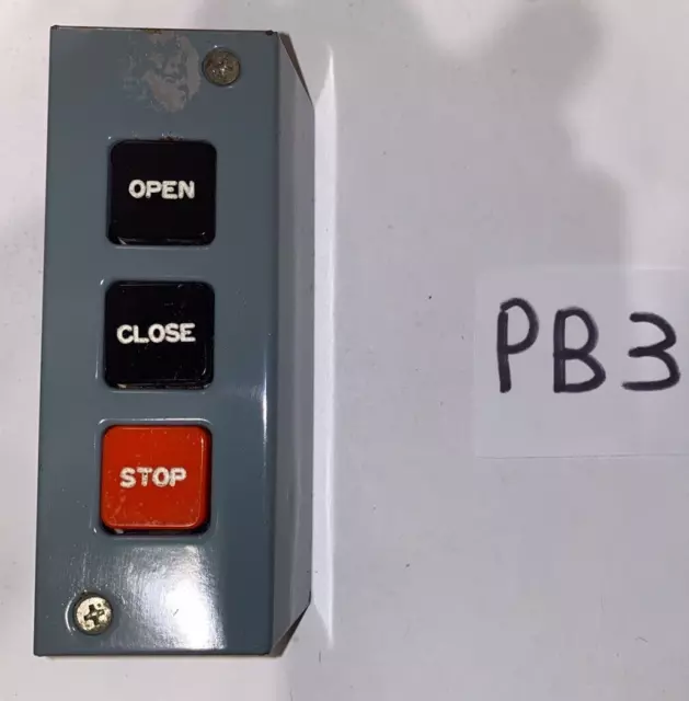 SWITCH OPEN CLOSE Stop Garage Door Switch Opener Push Button Red Stop