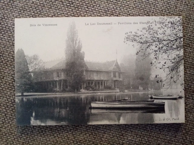 Cpa Wood De Vinennes Le Lac Daumesnil Pavilion Des Ponds