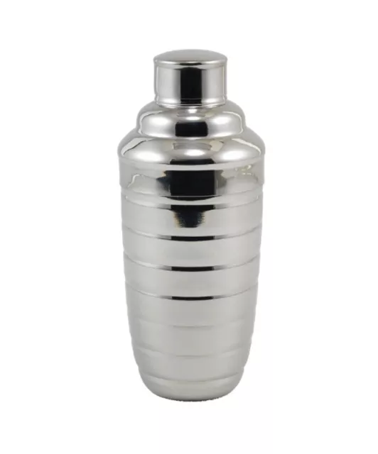 Winco BS-3B 24 oz 3-Piece Stainless Steel Beehive Cocktail Shaker Set