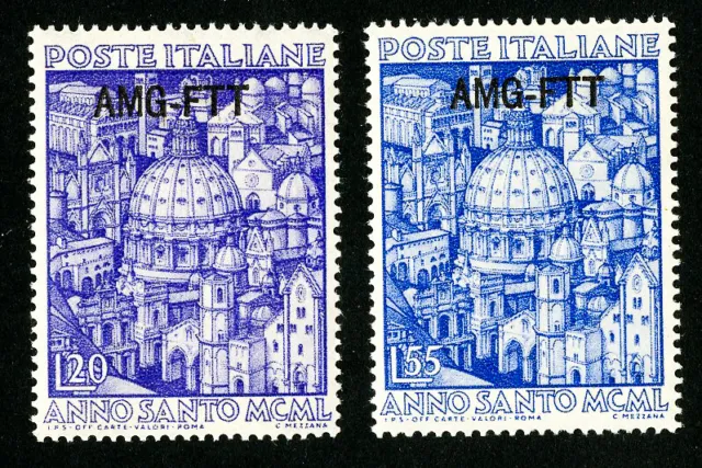 Trieste Stamps # 74-5 VF OG LH Set of 2 Scott Value $44.00