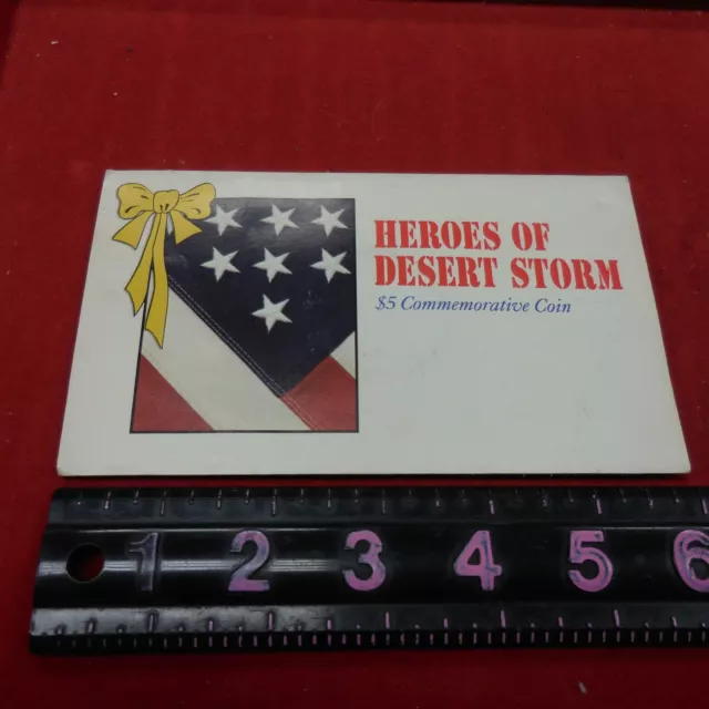 Marshall Islands $10 Commemorative Heroes Of Desert Storm Challenge Coin Token