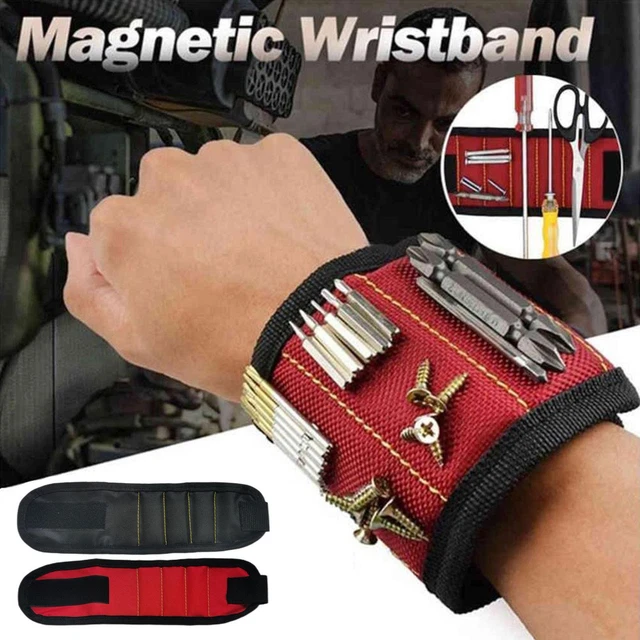 Pulsera Magnética Imanes Fuertes para Sostener Llave EE. UU. Tornillo Clavo K5H4