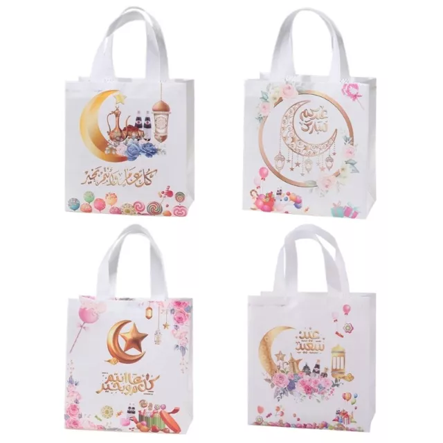 6Pcs Eid Bags with Handles Handheld Packaging Pouches