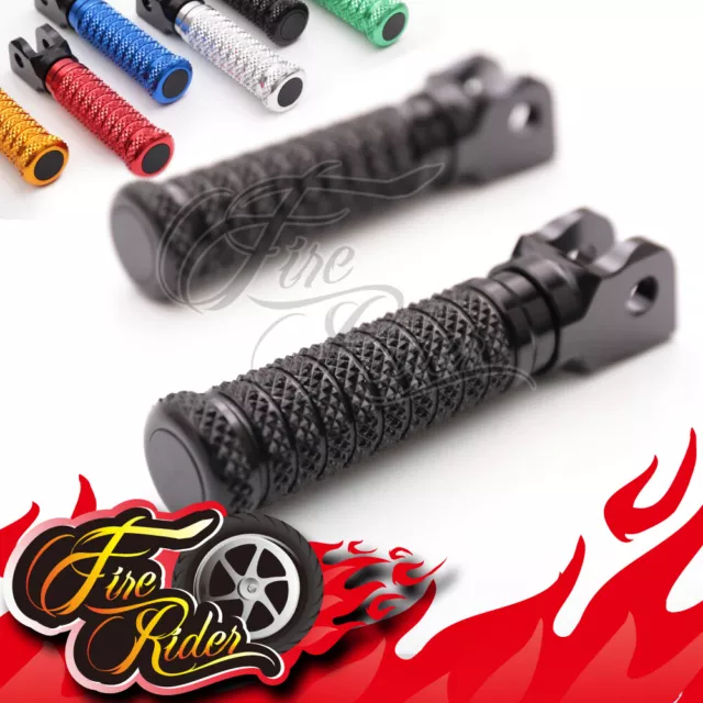 CNC Anti-slip Black Racing Rider Foot Pegs Fit Aprilia RSV4 2009-2017 16 15 14 3