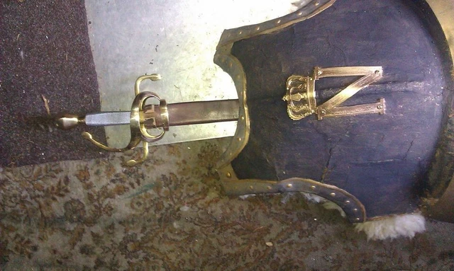 Kürass mit Zubehör Wanddekoration 6