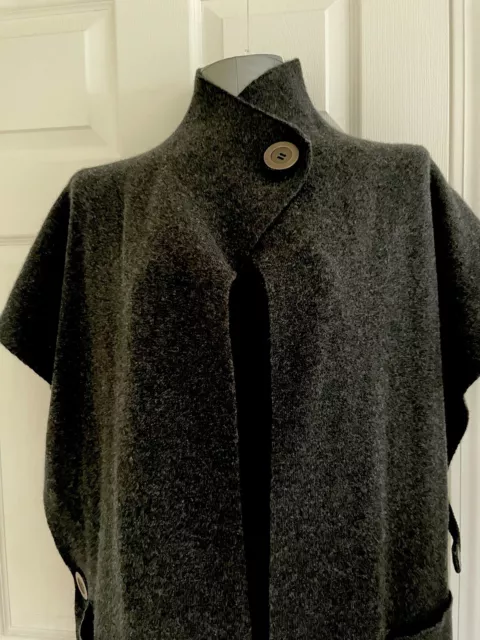 Thick Cashmere Vest Wrap Tunic by Brodie size S/M Women 100% NWOT 3