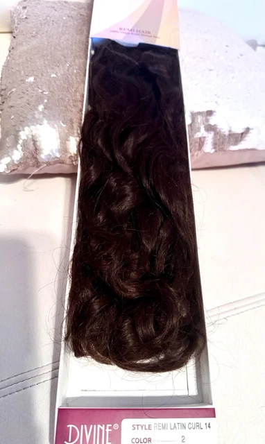 Divine Remi Hair Latin 14” Sensual Divine Color 2 Dark Rich Brown Extension 81478_200x.jpg?v=1644543696 main image 2