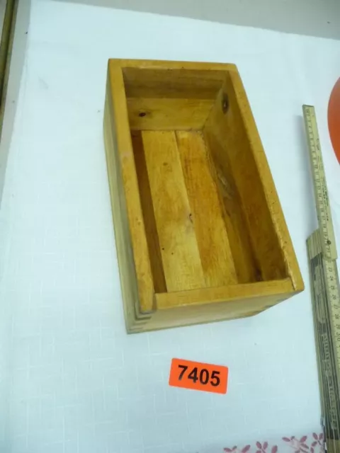 7405. Alte Holzschublade Holz Schub Schublade Aufbewahrung