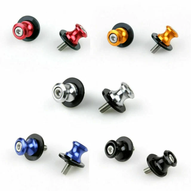 8mm Swingarm Sliders Spools Fit For Suzuki GSXR 600 750 1000 1300 SV650 1000 TL