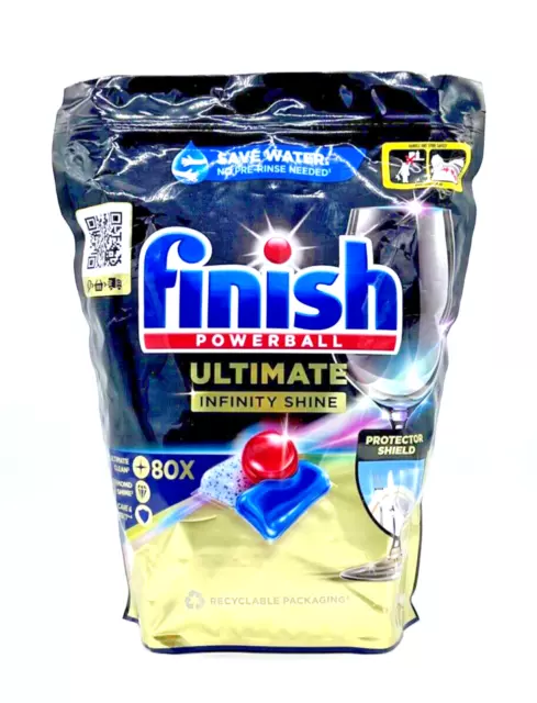 Finish Powerball Ultimate Infinity Shine Spülmaschinentabs 80 Tabs