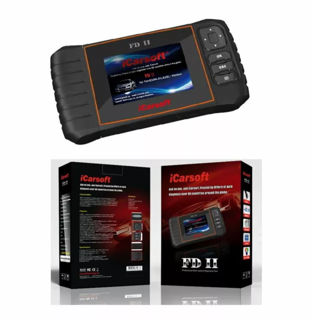 OBD Diagnosegerät iCarsoft FD II / US V2.0 für Ford ( EU / USA / AUS ) / Holden 3