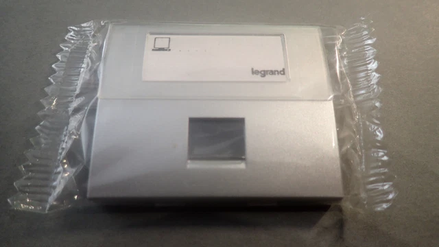Prise PTT Téléphone Legrand Alumide 87563 - Pour Installation électrique - À L'unité - Neuf