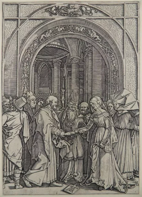 Marcantonio Raimondi Albrecht Dürer Kupferstich Marienleben Life Of The Virgin