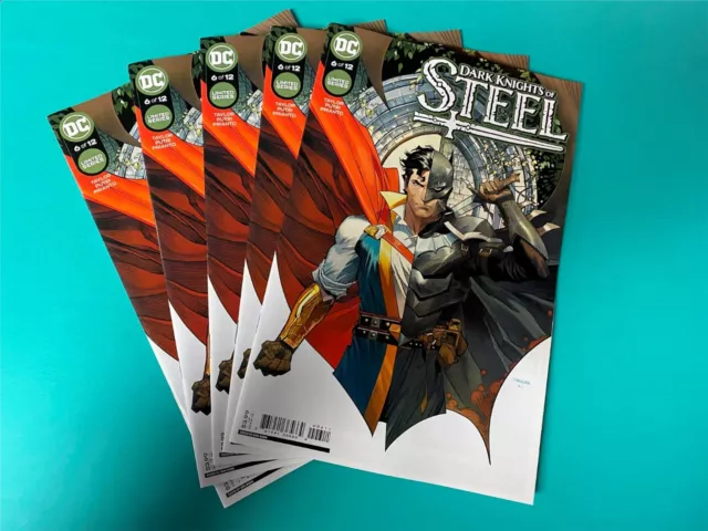 5x DARK KNIGHTS of STEEL # 6 Comic ~ VARIANT A ~ DC ~ VF+/UNREAD