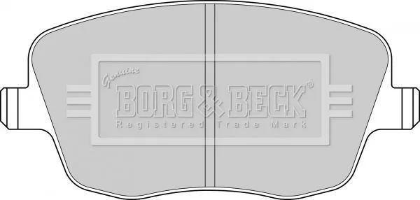 Borg & Beck BBP1825 Disc Brake Pad Set Fits Skoda Fabia 2.0 1.9 TDI RS 1.9 TDI