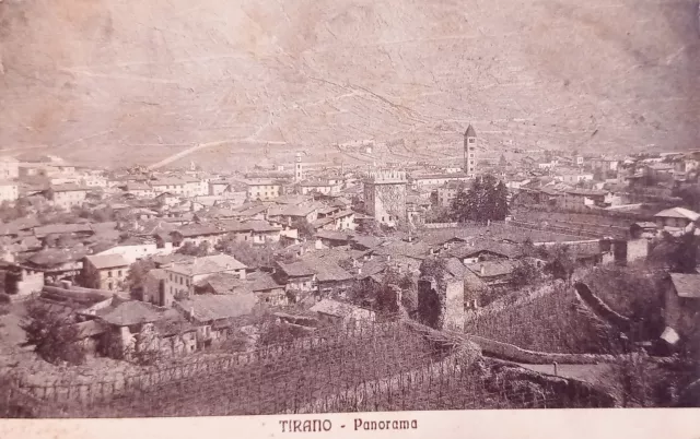 Cartolina - Tirano - Panorama - 1913