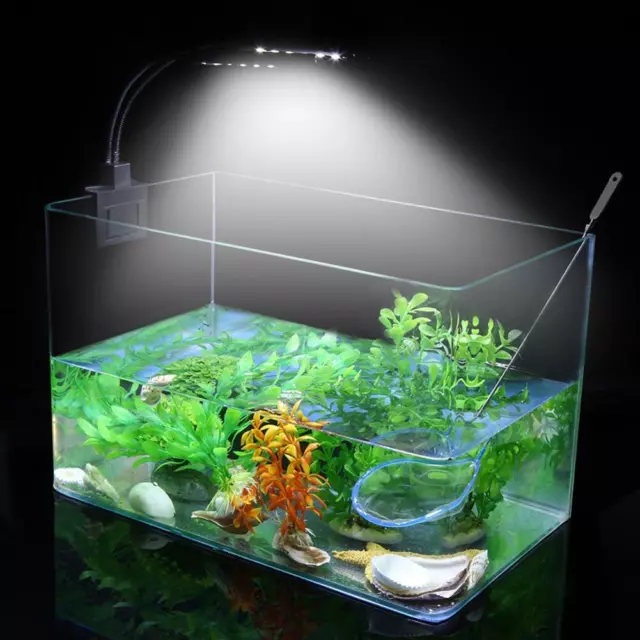 15W LED Waterproof Aquarium Light for Fish Tank Aquatic Plants Grow Lighting