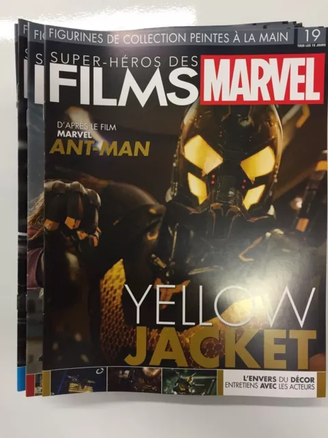 Yellow Jacket Ant Man figurine super héros des films marvel n19 + Fascicule Neuf 3
