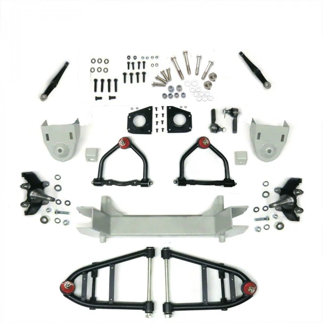 Mustang II IFS Front End kit for 1958 - 1964 Impala w 2 in Drop Spindles