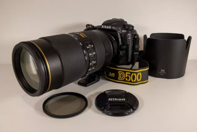 Nikon D500 DX Digital SLR Body and 80-400mm Lens