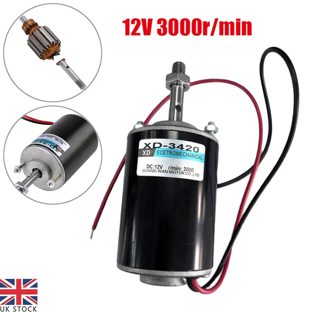 Moteur DC 31ZY 6V/12V/24V | 3500-8000 RPM | Pour DIY, Ventilation, Jouets | Aimant Permanent