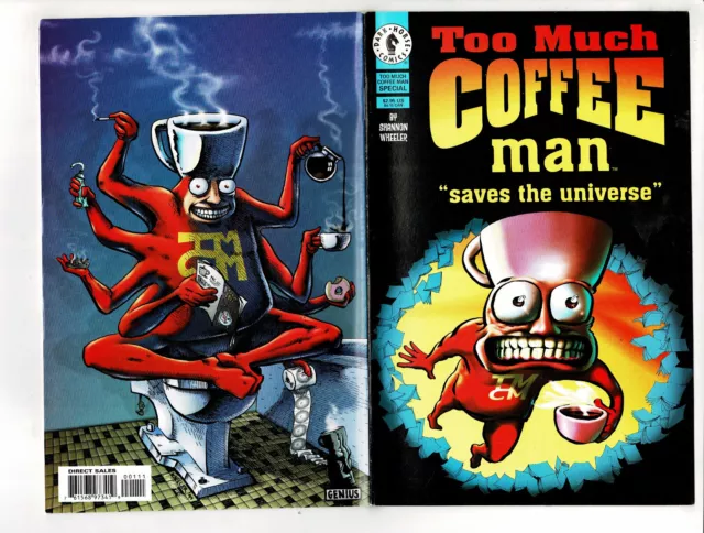 Too Much Coffee Man Saves the Universe Special (Adhesive 1997)