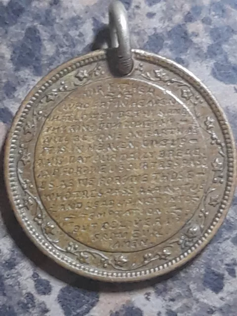 1877 International Exhibition Lord's Prayer US Mint 1st Steam Press Medal 2