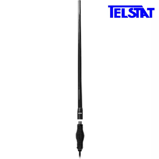 Axis AKU7RD 7dB 1m tall Black Heavy Duty UHF CB antenna (Similar to GME AE4703B)