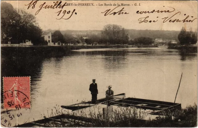 CPA BRY-sur-MARNE LE PERREUX-sur-MARNE - Les Bords de la Marne (1352343)
