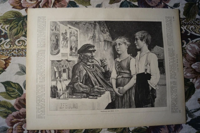 1885 Zeitungsdruck n 357 Jean-Eugène Buland Maler