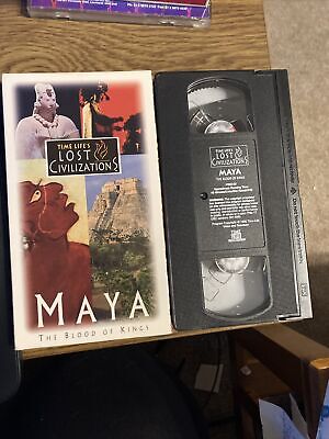 Time Life's Lost Civilizations MAYA Blood of Kings VHS 1995 Narr. Sam Waterson