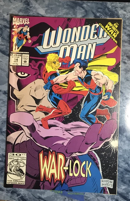 Wonder Man #14 1992 Marvel) Comics Infinity War Crossover W/ Adam Warlock